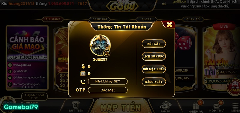 Phải sở hữu tài khoản chơi game chính chủ của riêng mình