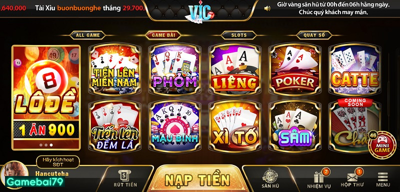 Một trong những cổng game bài đổi thưởng đa dạng tựa game cá cược