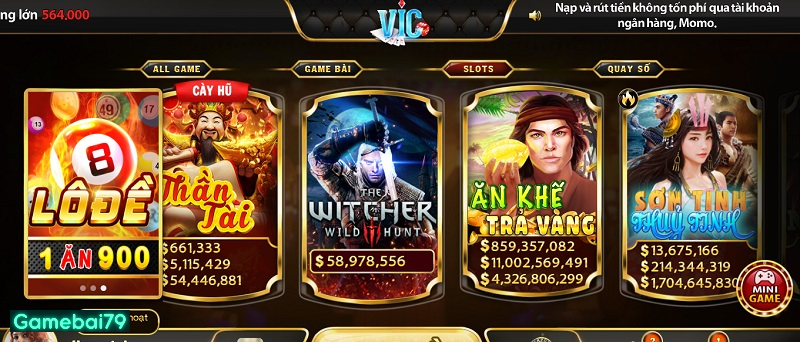 Slots đổi thưởng Vic Club thu hút số lượng lớn người tham gia