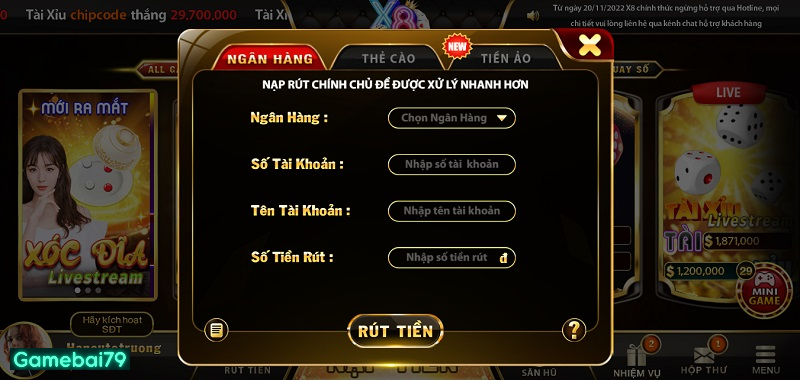 Hướng dẫn cách rút tiền dễ hiểu tại cổng game bài đổi thưởng