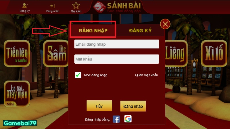 Hướng dẫn đăng nhập tài khoản cá cược cổng game