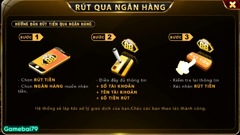 Lưu ý khi thực hiện nạp rút tiền tại cổng game