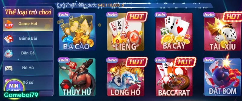 Kho game độc quyền ghi điểm cộng với sự đa dạng