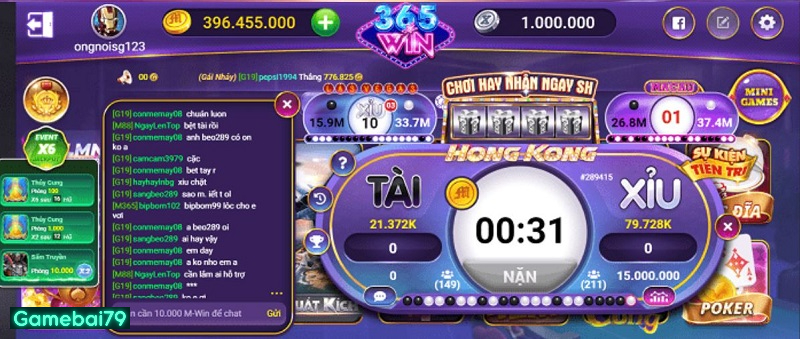 Đường link để truy cập website cổng game W365