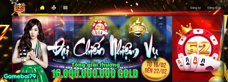 Khuyến mãi cực sốc tại cổng game đánh bài 52labaicom dành cho anh em