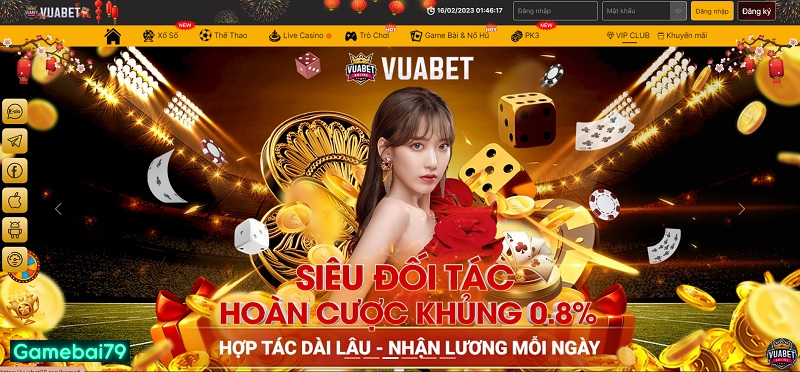 Nhà cái Vuabet là sân chơi cá cược hấp dẫn được nhiều người yêu thích