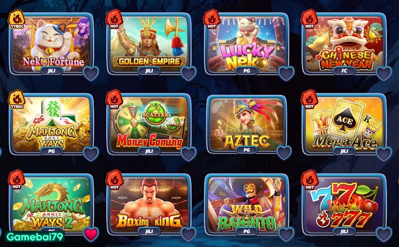 Khám phá các siêu phẩm giải trí hot có trong mục slot game