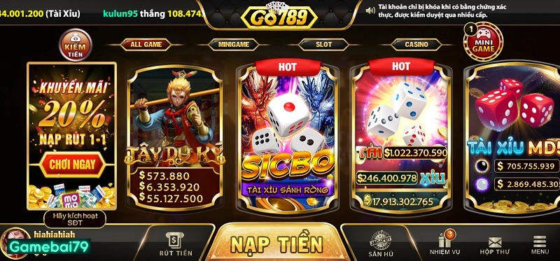 Ưu điểm của cổng game bài Go789 chính xác nhất hiện nay 2023