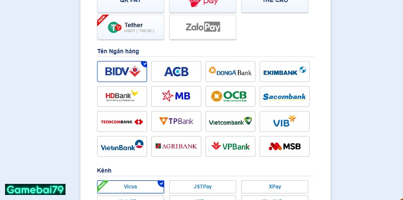 Các phương thức rút tiền cũng đa dạng y như khi nạp tiền