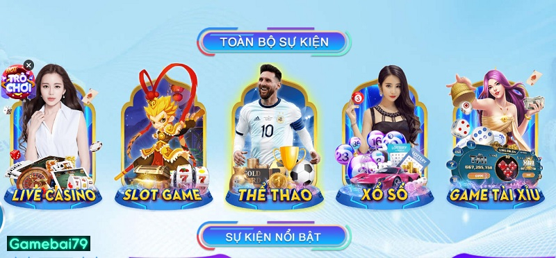 Kho game bài đa dạng, nhiều thể loại cá cược