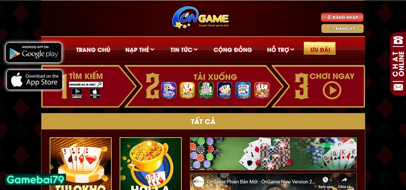 Cổng game bài với nhiều ưu điểm độc đáo