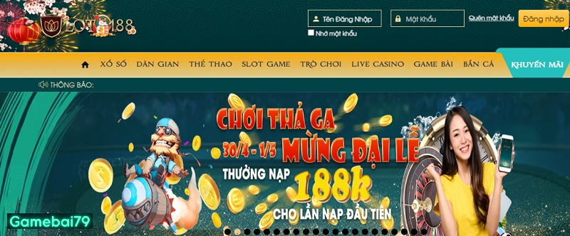 Thông tin cơ bản về nhà cái online uy tín Loto188