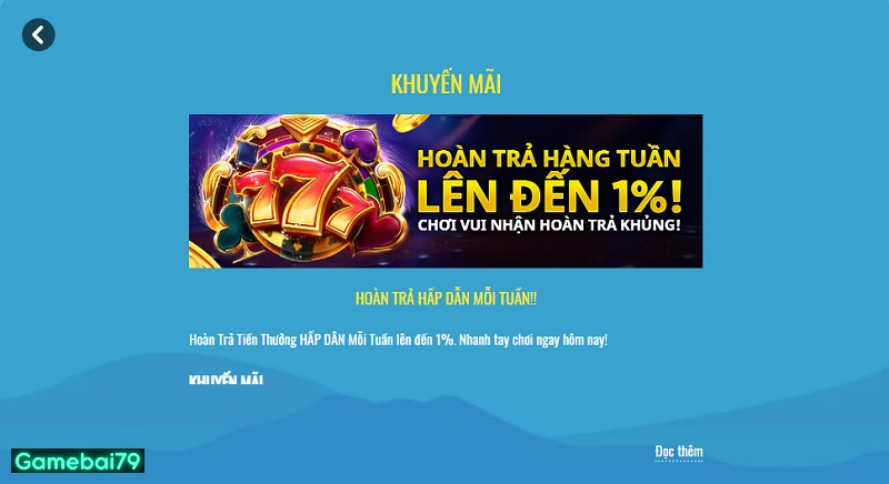 Chính sách hoàn trả luôn được các anh tài quan tâm hơn cả