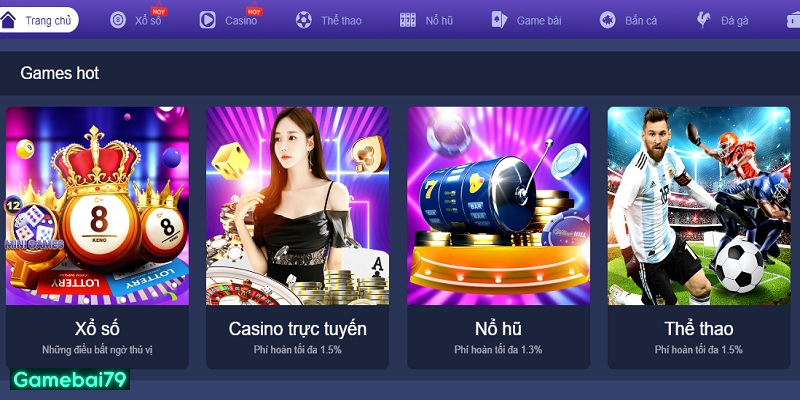 Nhiều sản phẩm game cá cược được cập nhật thường xuyên